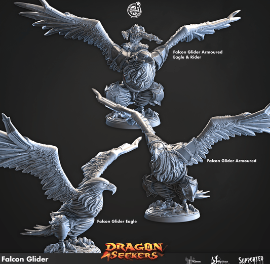 3D Printed Cast n Play Falcon Glider Dragon Seekers 28mm 32mm D&D - 3D Printing Boss 