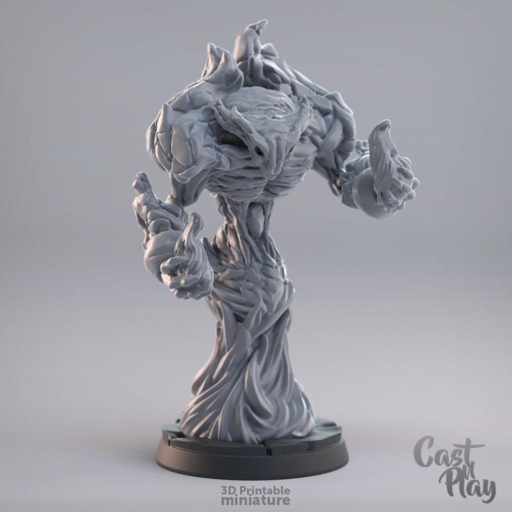 3D Printed Cast n Play Fire Elemental 28mm 32mm D&D - 3D Printing Boss 