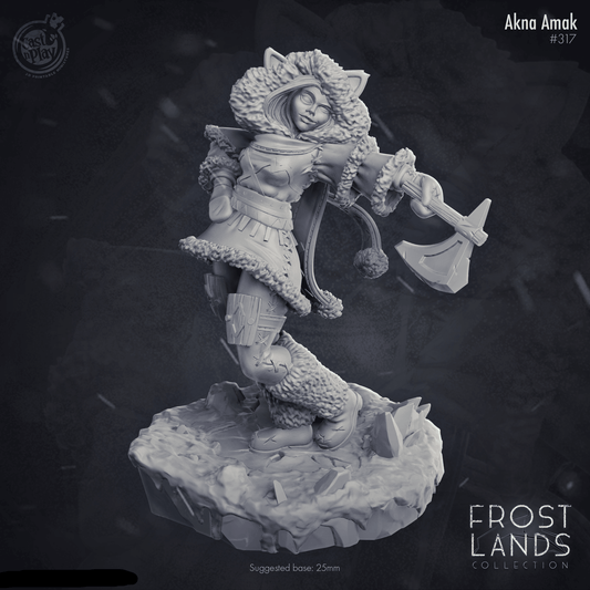 3D Printed Cast n Play Frostlands - Akna Amak 28mm 32mm D&D - 3D Printing Boss 