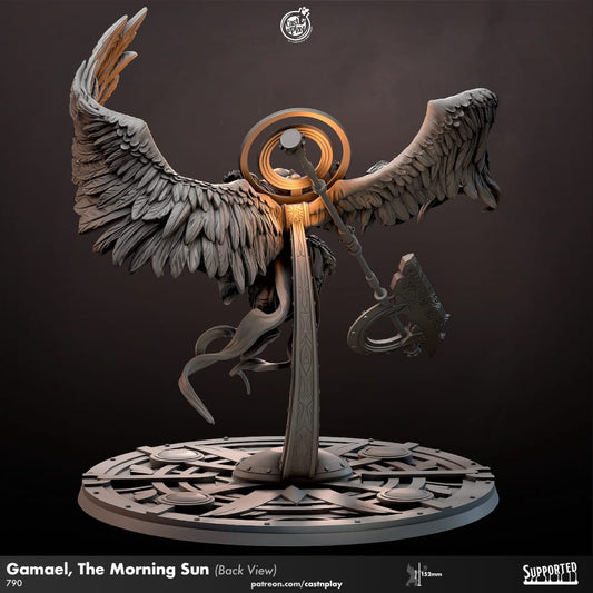 3D Printed Cast n Play - Gamael The Morning Sun 28mm 32mm D&D - 3D Printing Boss 