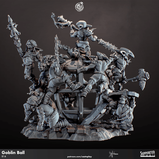 3D Printed Cast n Play Goblin Carnage Orb 28mm 32mm D&D - 3D Printing Boss 