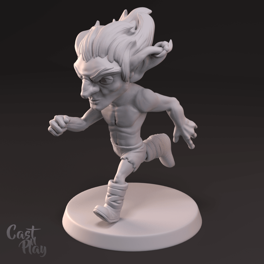 3D Printed Cast n Play - Goblins 28mm 32mm D&D - 3D Printing Boss 