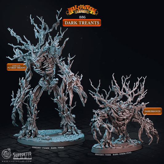 3D Printed Cast n Play Halloween Season Dark Treants 28mm 32mm D&D - 3D Printing Boss 