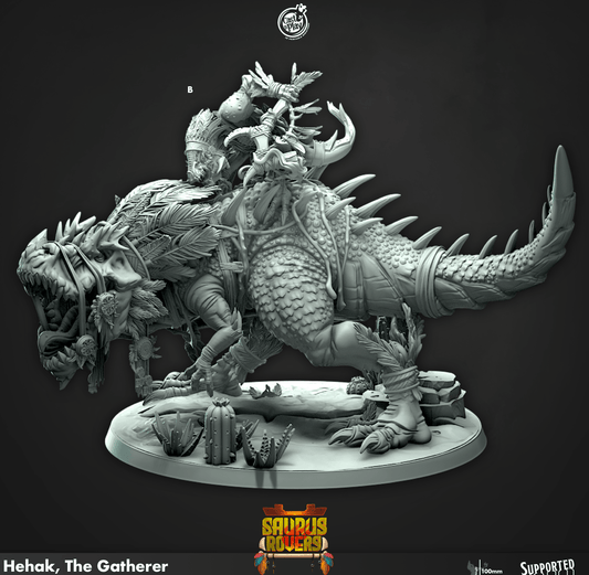 3D Printed Cast n Play Hehak The Gatherer Saurus Rovers Set 28mm 32mm D&D - 3D Printing Boss 
