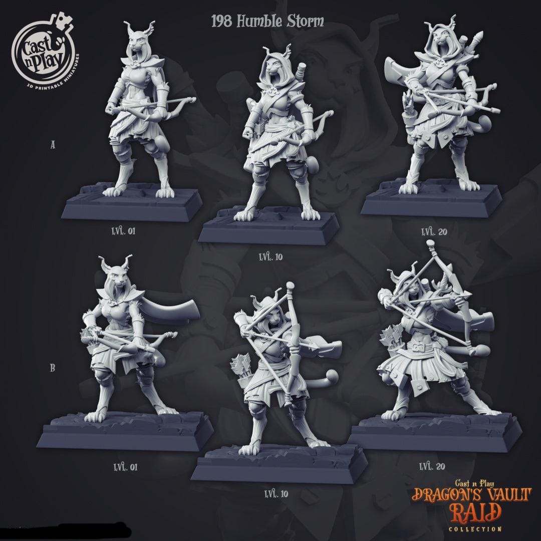 3D Printed Cast n Play Humble Storm Dragon's Hoard 28mm 32mm D&D - 3D Printing Boss 