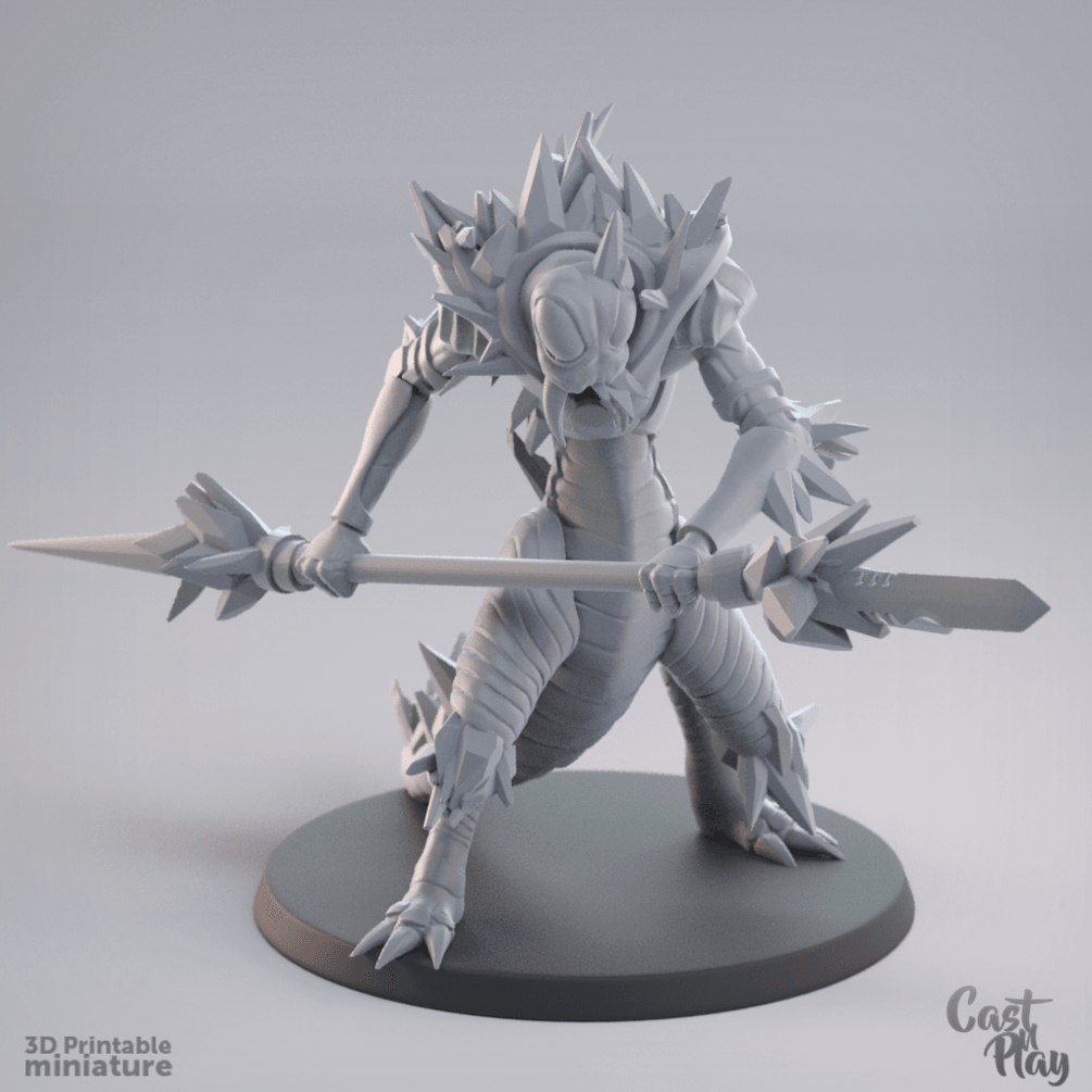3D Printed Cast n Play - Ice Devil 28mm 32mm D&D - 3D Printing Boss 