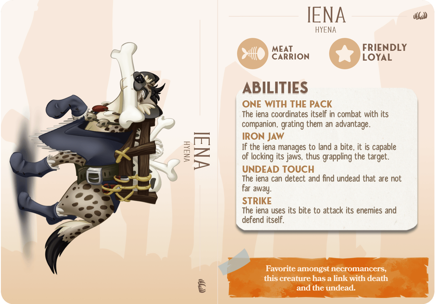 3D Printed Cast n Play Iena - The Hyena Companions 28mm 32mm D&D - 3D Printing Boss 