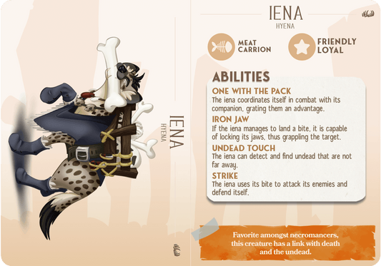 3D Printed Cast n Play Iena - The Hyena Companions 28mm 32mm D&D - 3D Printing Boss 