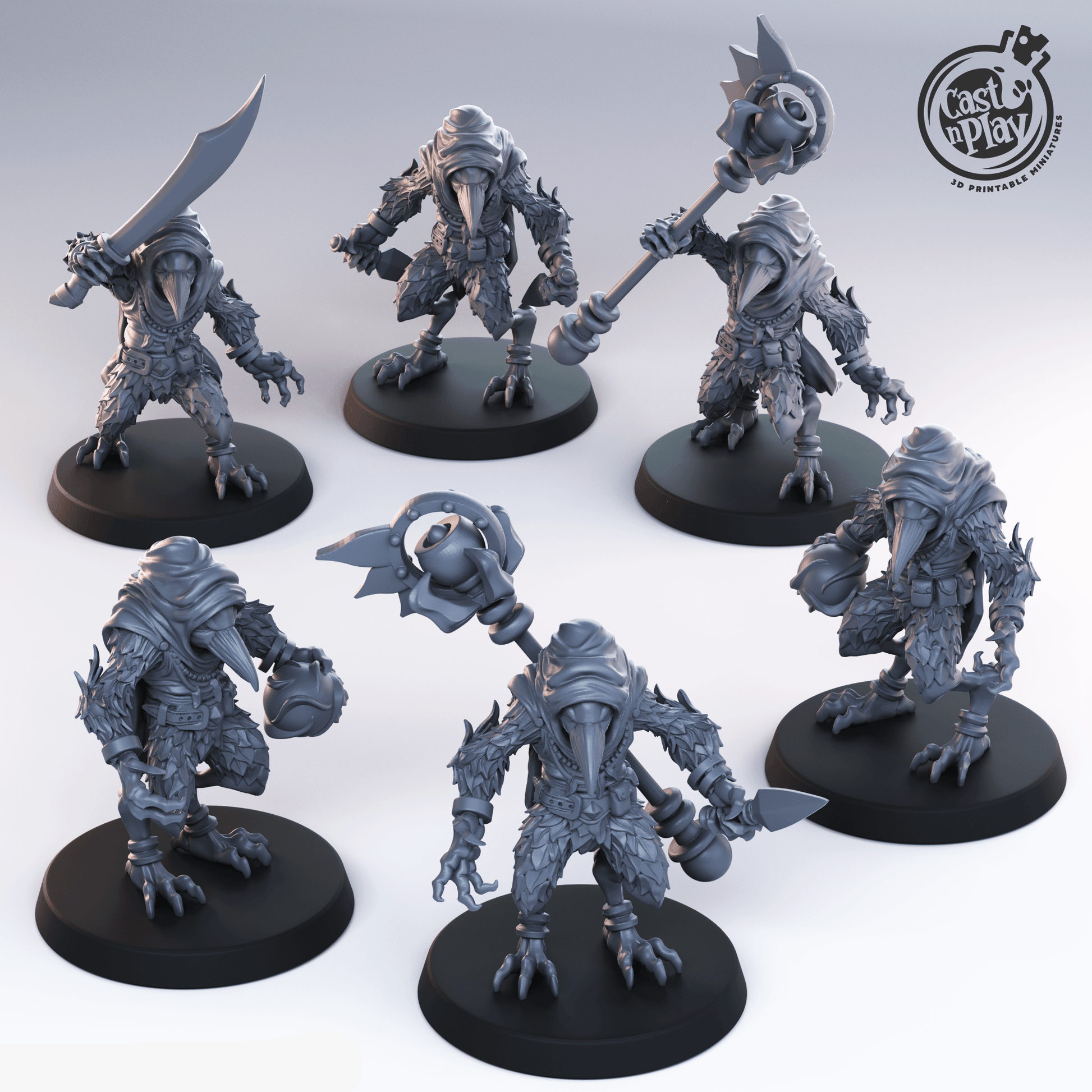 3D Printed Cast n Play Kenkus 28mm 32mm D&D - 3D Printing Boss 