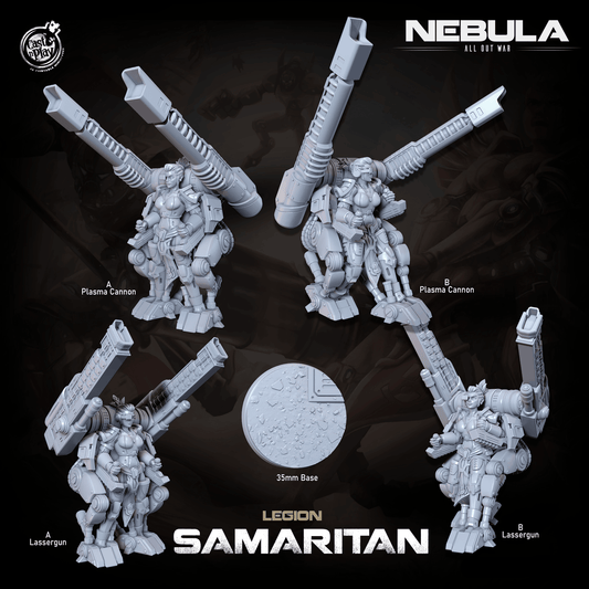 3D Printed Cast n Play Legion Samaritan (Anti-Vehicle) Nebula All Out War 28mm 32mm D&D - 3D Printing Boss 