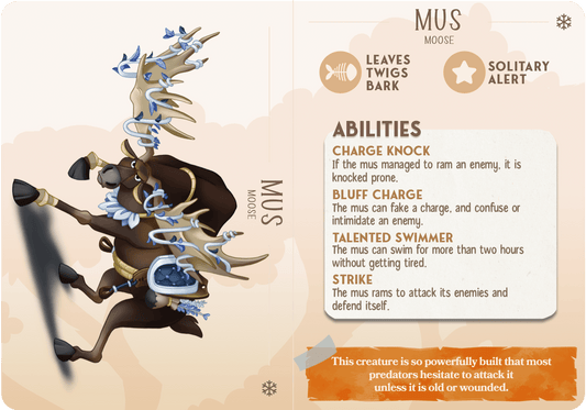 3D Printed Cast n Play Mus - The Moose Companions 28mm 32mm D&D - 3D Printing Boss 