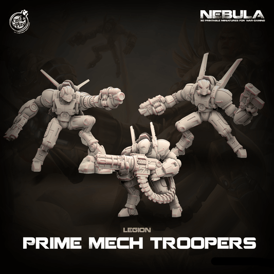 3D Printed Cast n Play Prime Mech Troopers Nebula Origins 28mm 32mm D&D - 3D Printing Boss 