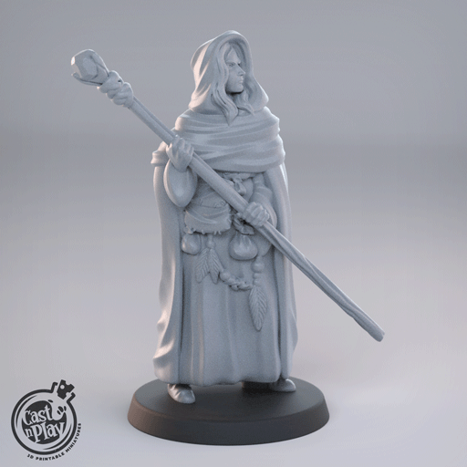 3D Printed Cast n Play - Raistlin 28mm 32mm D&D - 3D Printing Boss 