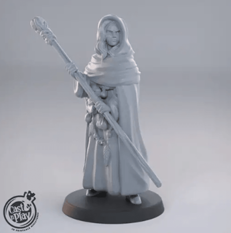 3D Printed Cast n Play - Raistlin 28mm 32mm D&D - 3D Printing Boss 
