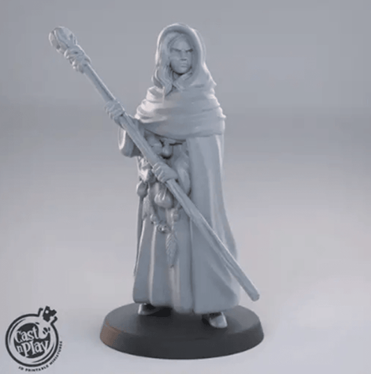 3D Printed Cast n Play - Raistlin 28mm 32mm D&D - 3D Printing Boss 