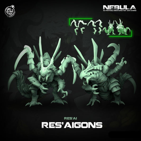 3D Printed Cast n Play Res'aigons Nebula Origins 28mm 32mm D&D - 3D Printing Boss 
