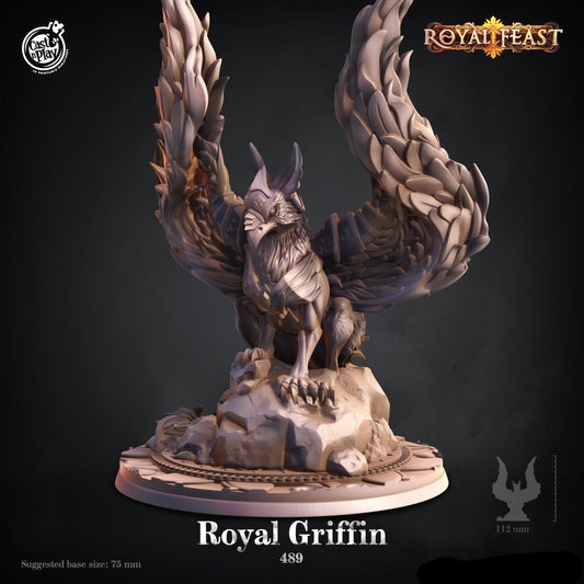 3D Printed Cast n Play Royal Griffin 28mm 32mm D&D - 3D Printing Boss 