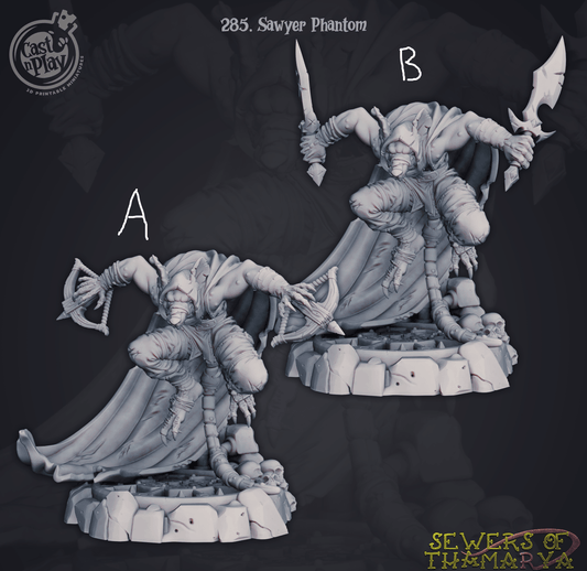 3D Printed Cast n Play Sewers of Thamarya - Sawyer Phantom 28mm 32mm D&D - 3D Printing Boss 