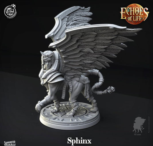 3D Printed Cast n Play Sphinx 28mm 32mm D&D - 3D Printing Boss 