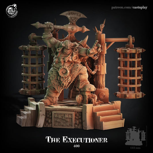 3D Printed Cast n Play - The Executioner 28mm 32mm D&D - 3D Printing Boss 