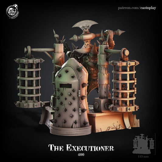 3D Printed Cast n Play - The Executioner 28mm 32mm D&D - 3D Printing Boss 
