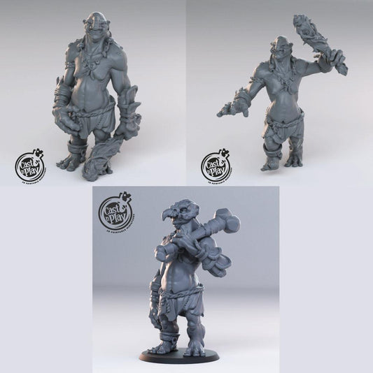 3D Printed Cast n Play Trolls 28mm 32mm D&D - 3D Printing Boss 