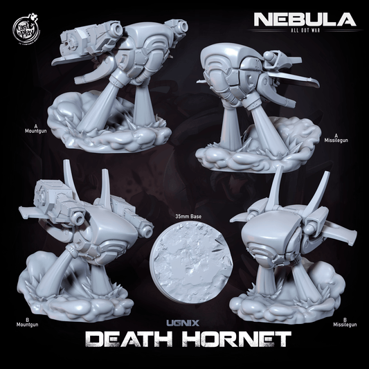 3D Printed Cast n Play Ugnix Death Hornet Drones Nebula All Out War 28mm 32mm D&D - 3D Printing Boss 
