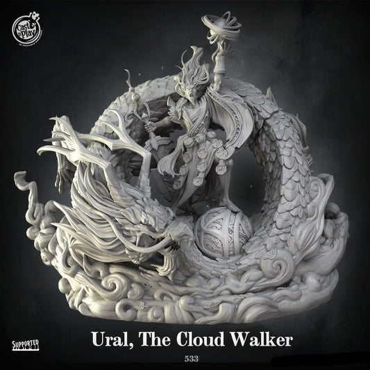 3D Printed Cast n Play Ural, The Cloud Walker 28mm 32mm D&D - 3D Printing Boss 