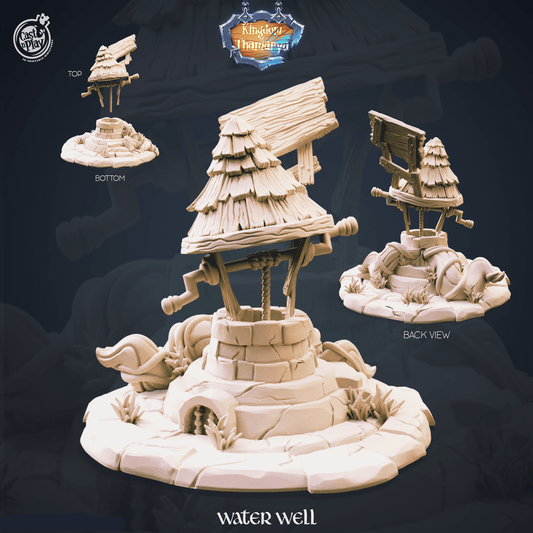 3D Printed Cast n Play Water Well Kingdom Of Thamarya 28mm 32mm D&D - 3D Printing Boss 