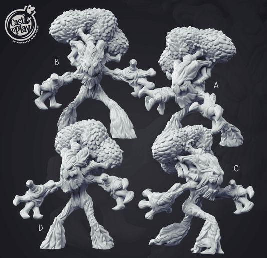 3D Printed Cast n Play - Young Ents Set 28mm 32mm D&D - 3D Printing Boss 