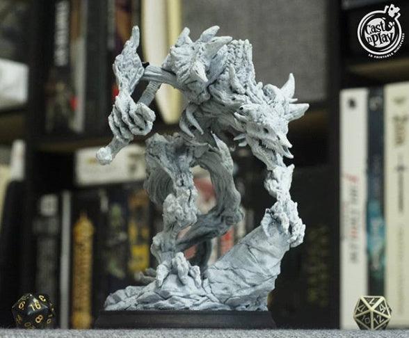3D Printed Cast n Play - Zombie Boss 28mm 32mm D&D - 3D Printing Boss 