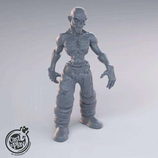 3D Printed Cast n Play Zombies 28mm 32mm D&D - 3D Printing Boss 