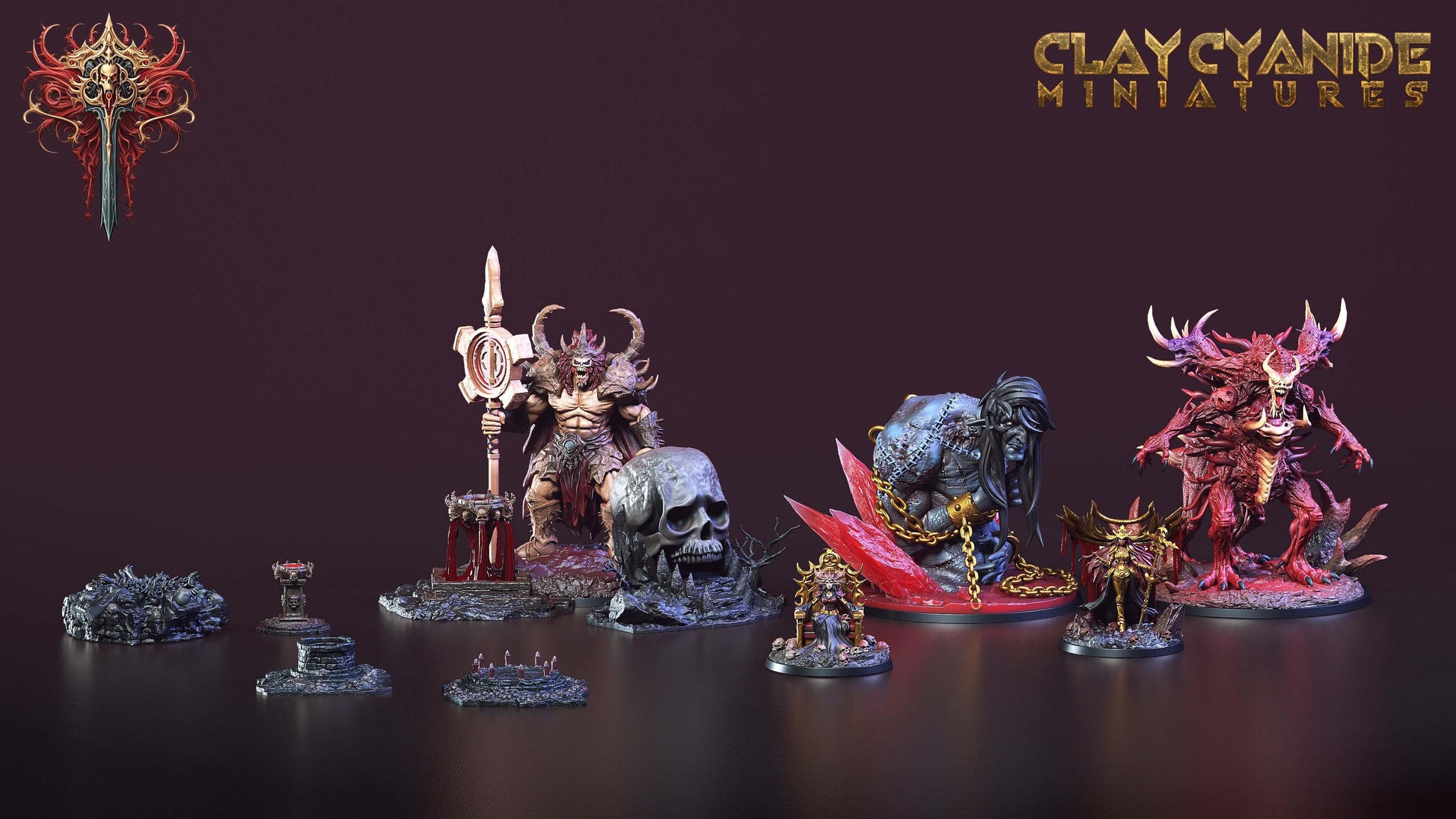 3D Printed Clay Cyanide ACT 1 The Ressurection of Chernobog 28 32 mm D&D - 3D Printing Boss 