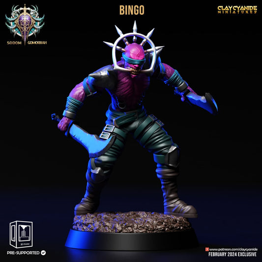 3D Printed Clay Cyanide Abominations of Gomorrah - Bingo 28mm 32mm D&D - 3D Printing Boss 