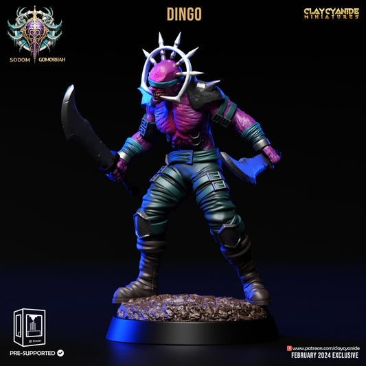 3D Printed Clay Cyanide Abominations of Gomorrah - Dingo 28mm 32mm D&D - 3D Printing Boss 