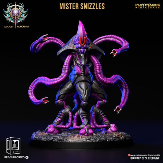 3D Printed Clay Cyanide Abominations of Gomorrah - Mister Snizzles 28mm 32mm D&D - 3D Printing Boss 
