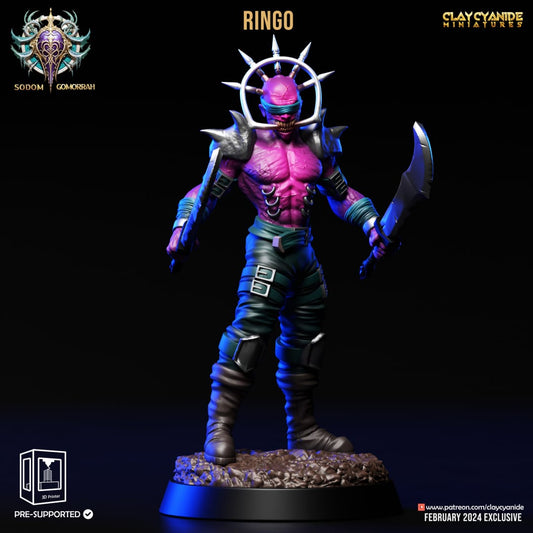 3D Printed Clay Cyanide Abominations of Gomorrah - Ringo 28mm 32mm D&D - 3D Printing Boss 