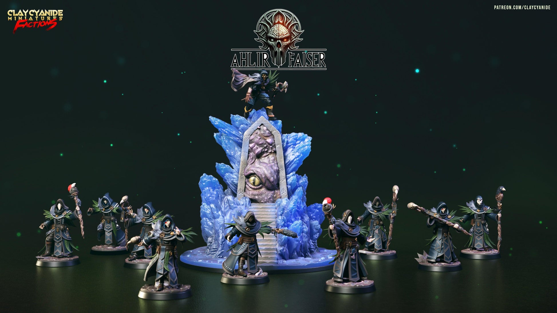 3D Printed Clay Cyanide Ahlir Faiser Factions Ragnarok D&D - 3D Printing Boss 