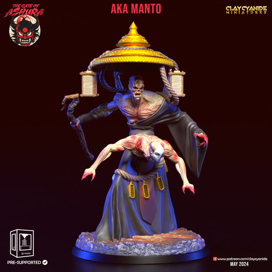 3D Printed Clay Cyanide Aka Manto The Gate of Ashura 28 32 mm D&D - 3D Printing Boss 