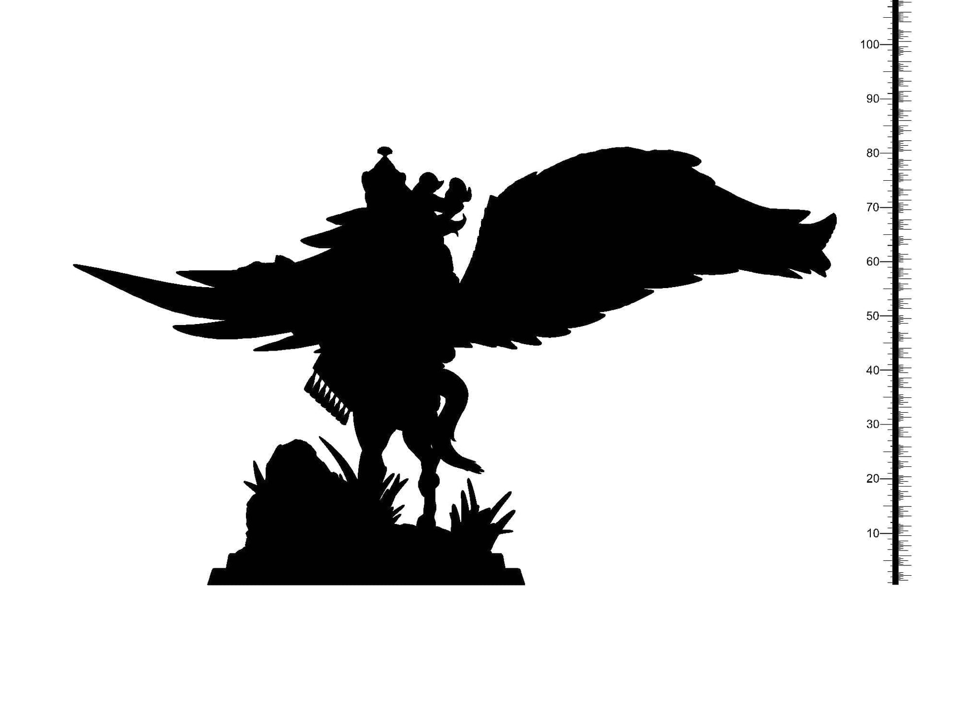 3D Printed Clay Cyanide Al Buraq Kingdom of Persia 28 32 mm D&D - 3D Printing Boss 