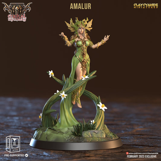 3D Printed Clay Cyanide Amalur Euskal Mythology 28 32 mm D&D - 3D Printing Boss 