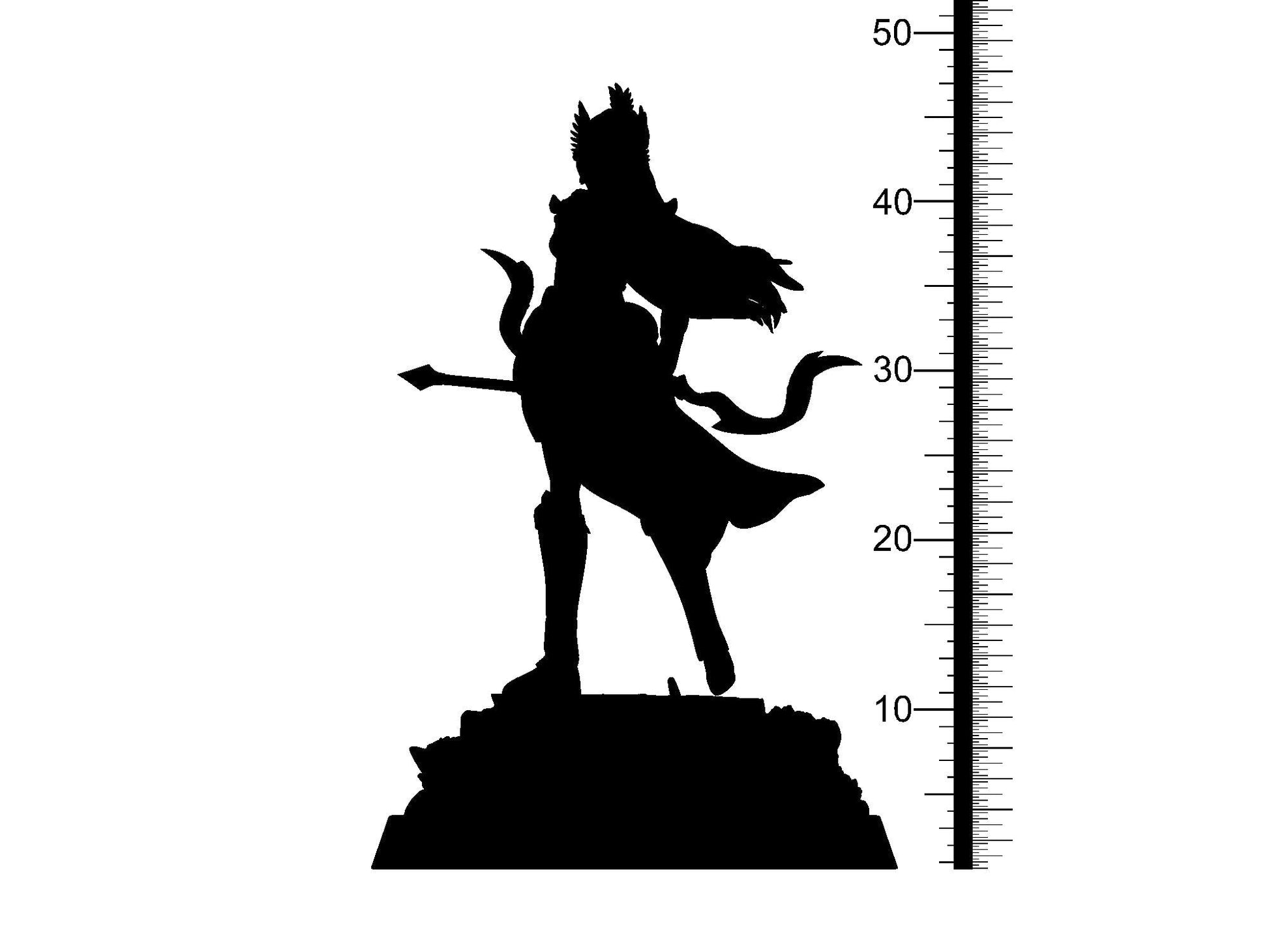 3D Printed Clay Cyanide Atalanta The Chronicles of Atlantis 28 32 mm D&D - 3D Printing Boss 