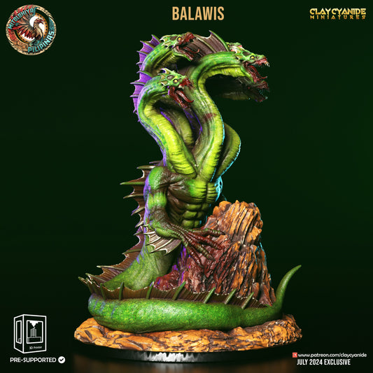 3D Printed Clay Cyanide Balawis Philippine Mythology 28 32 mm D&D - 3D Printing Boss 