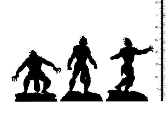 3D Printed Clay Cyanide Bouda Ethiopian Mythos 28 32 mm D&D - 3D Printing Boss 