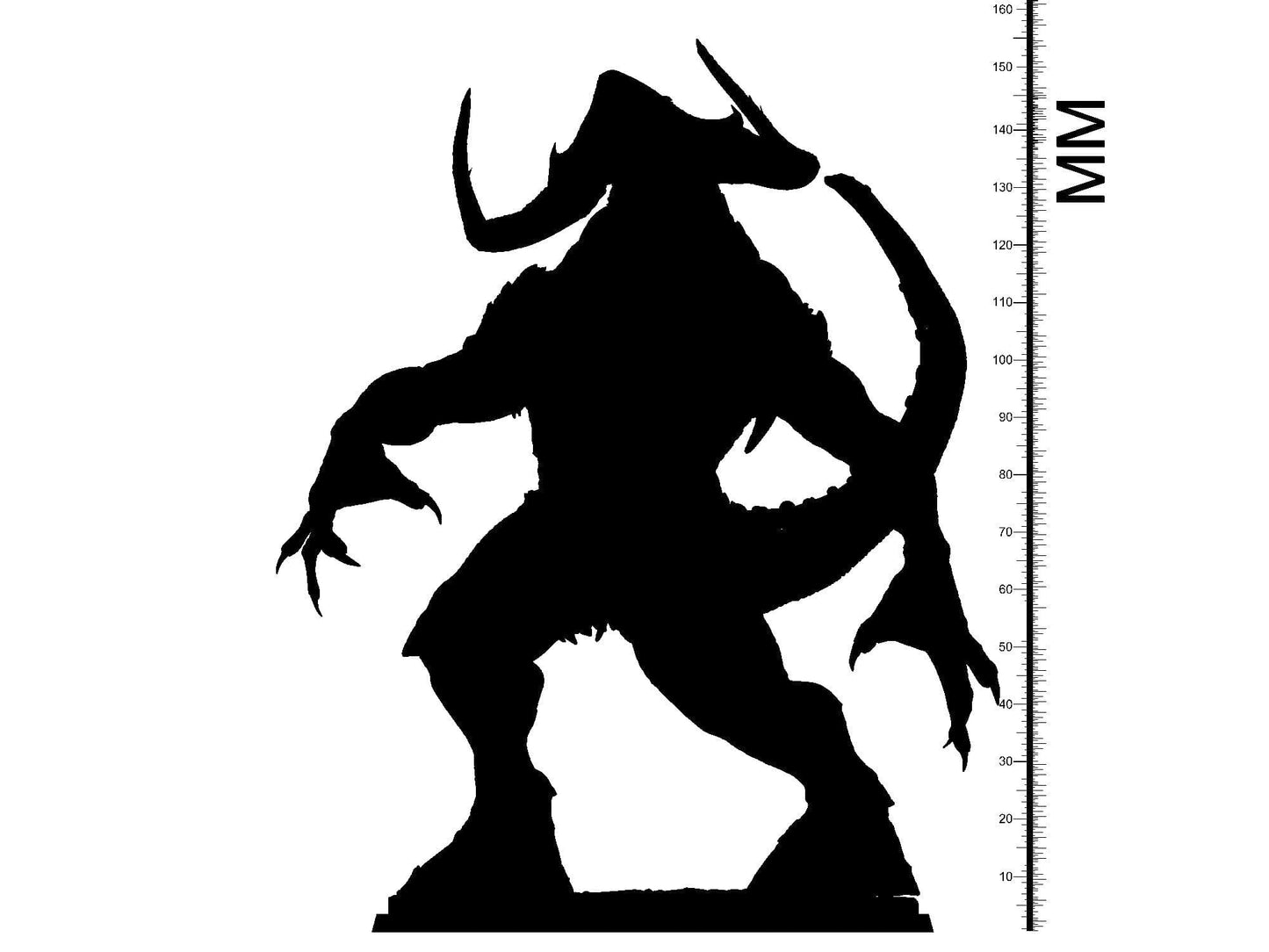 3D Printed Clay Cyanide Bulgu Ethiopian Mythos 28 32 mm D&D - 3D Printing Boss 