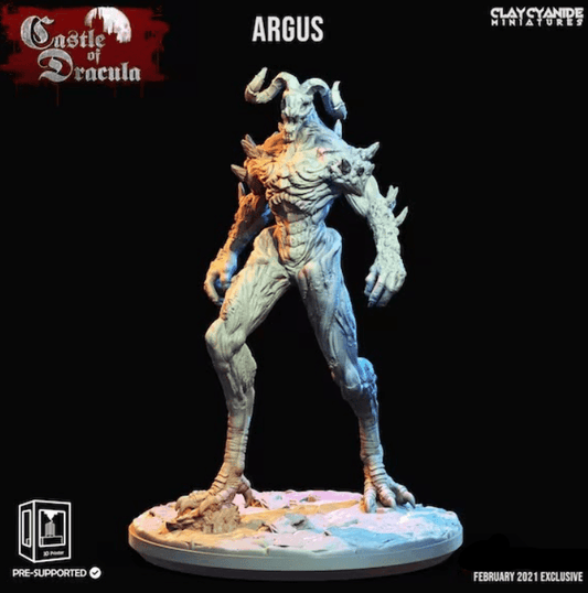 3D Printed Clay Cyanide Castle of Dracula - Argus 28mm 32mm D&D - 3D Printing Boss 