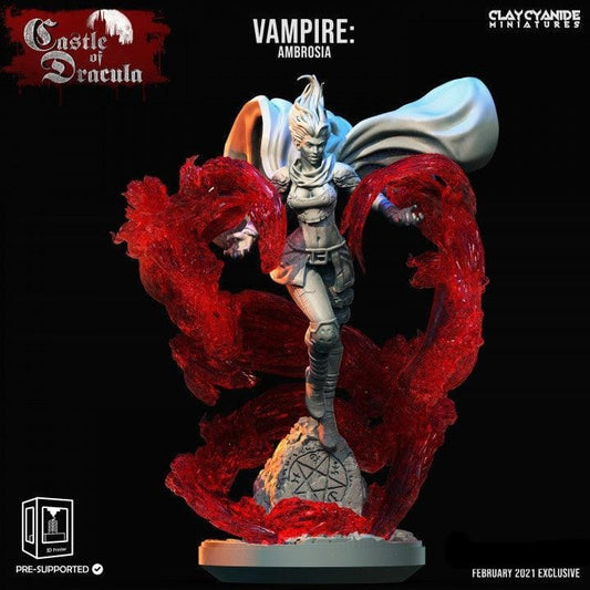 3D Printed Clay Cyanide Castle of Dracula - Vampire Ambrosia 28mm 32mm D&D - 3D Printing Boss 