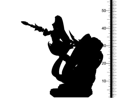 3D Printed Clay Cyanide Castle of Dracula - Vampire Katherine 28mm 32mm D&D - 3D Printing Boss 