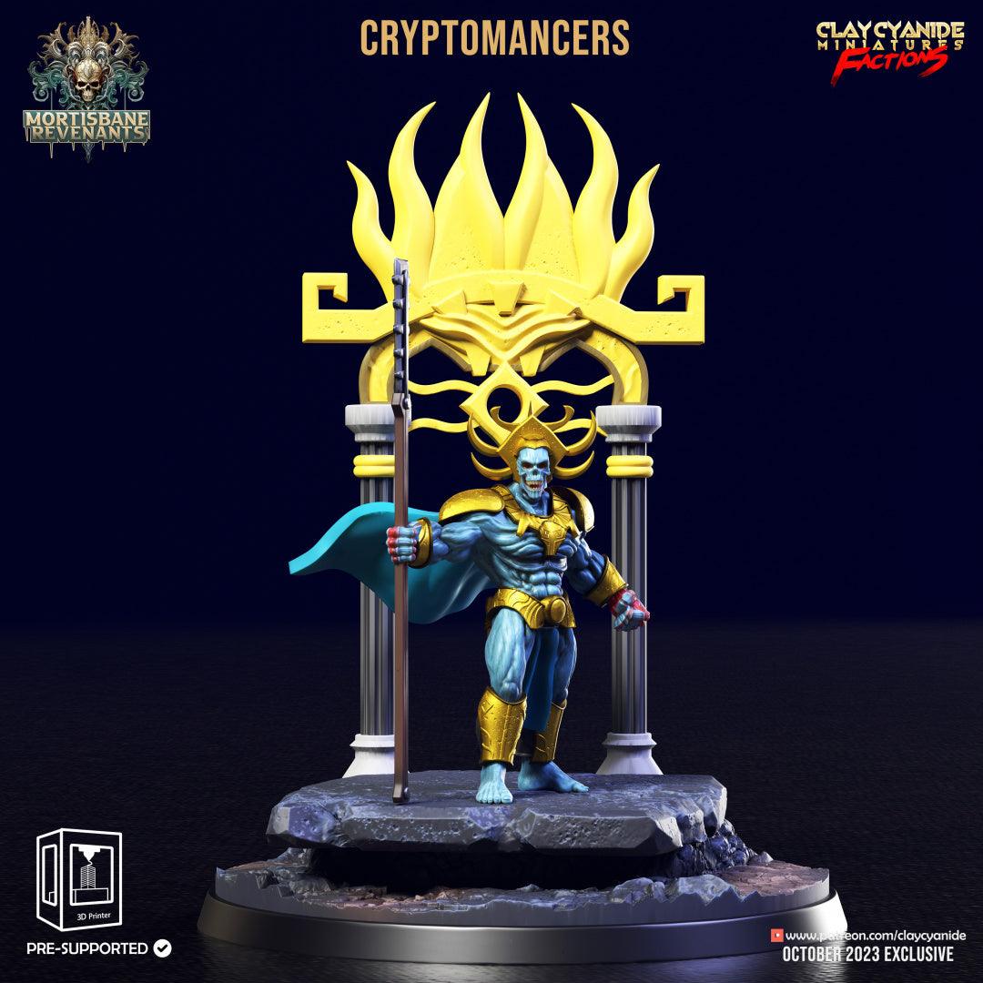 3D Printed Clay Cyanide Cryptmancers Mortisbane Revenants 28 32 mm D&D - 3D Printing Boss 