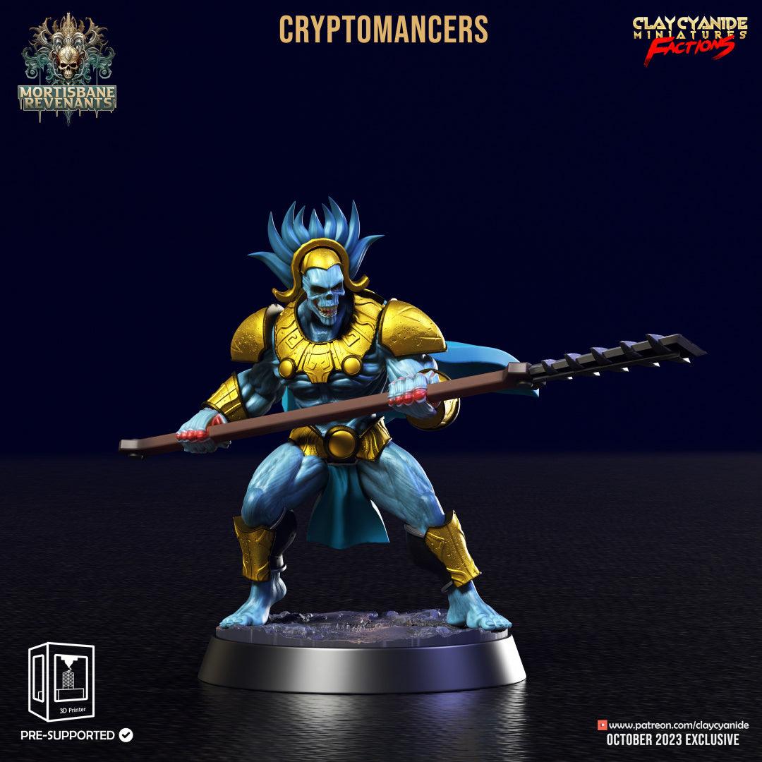 3D Printed Clay Cyanide Cryptmancers Mortisbane Revenants 28 32 mm D&D - 3D Printing Boss 